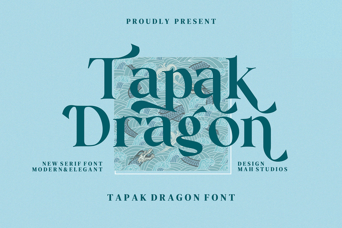 Tapak Dragon Serif Fonts, a Serif Font by mahstudios (Photo 1 of 15)