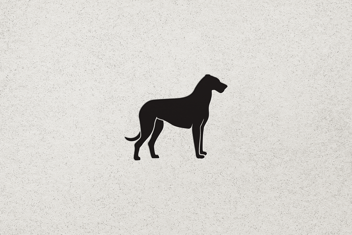 Minimalist Dog Silhouette Logo, a Branding & Logo Template by Luxury Logos (Photo 4 of 4)