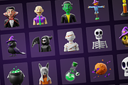 3D Halloween Icons, a 3D by Flat Icons (Thumbnail 8 of 8)