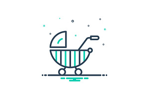 Stroller Straggler Icon