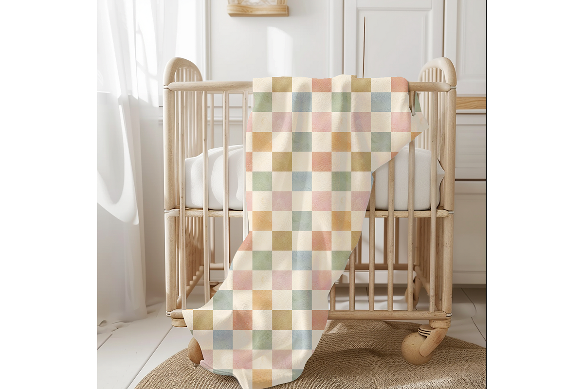 Earthy Boho Checkered Grid Pattern, a Pattern Graphic by OwlAndFern (Photo 7 of 13)