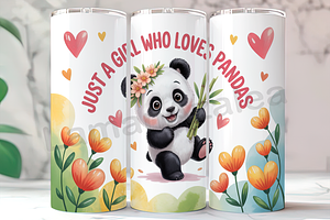 Panda Love Wildlife Tumbler, an Arts & Entertainment Photo by LamanAzalea