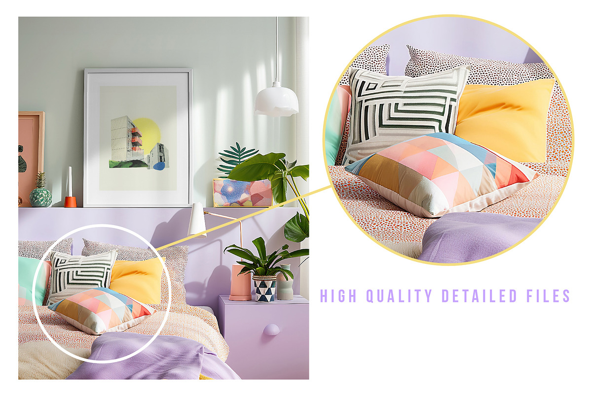 Pop: Interior frame mockup bundle, a Household Mockup by Amy Louise Baker (Photo 2 of 7)