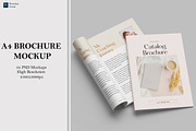 A4 Brochure Mockups, a Books & Magazine Mockup by Ataku Design (Thumbnail 1 of 6)