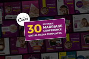 Marriage Conference Flyer Bundle(30), a Social Media Template by MK Creatives (Thumbnail 1 of 3)