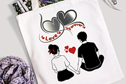 Love Forever PNG Retro Valentine, a Graphic by Vector Portal (Thumbnail 3 of 5)