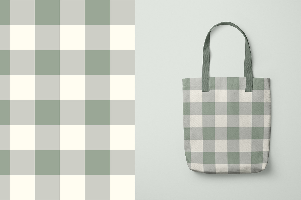 4 Geometric Green Sage Patterns, a Pattern Graphic by Naty Art (Photo 6 of 9)