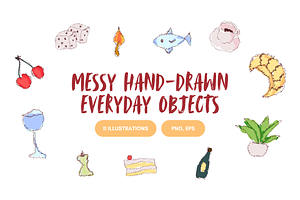 Everyday Objects Illustrations