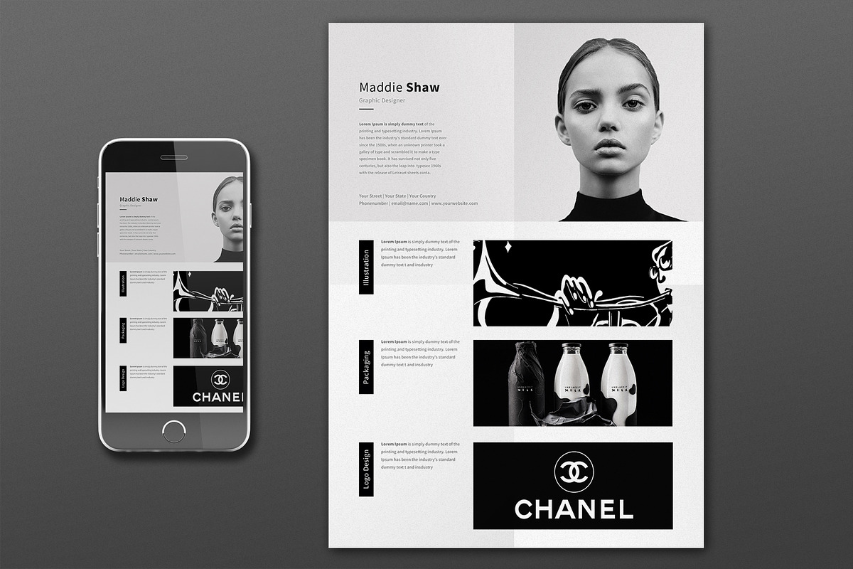 Antares Resume Template, a Resume Template by Nina Shaw (Photo 3 of 9)