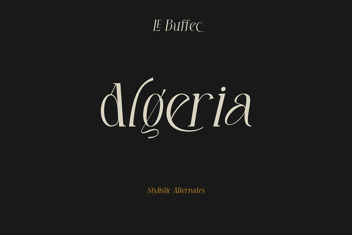 LE Buffec | 18 Font Family, a Serif Font by Jolicia Type (Photo 11 of 17)