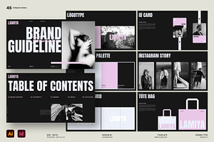 LAMIYA | Brand Guideline Template