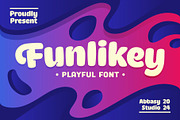 Funlikey, a Sans Serif Font by Abbasy Studio (Thumbnail 1 of 9)