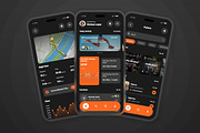 Runova - Outdoor Fitness Tracker UI, an App Template by twinstd (Thumbnail 3 of 5)