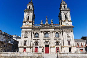 View at the Facade of Cathedral of Santa Maria in Lugo - Spain, an Architecture Photo by Bepslabor