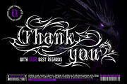 Cursed Claw Typeface, a Blackletter Font by alit design (Thumbnail 20 of 20)
