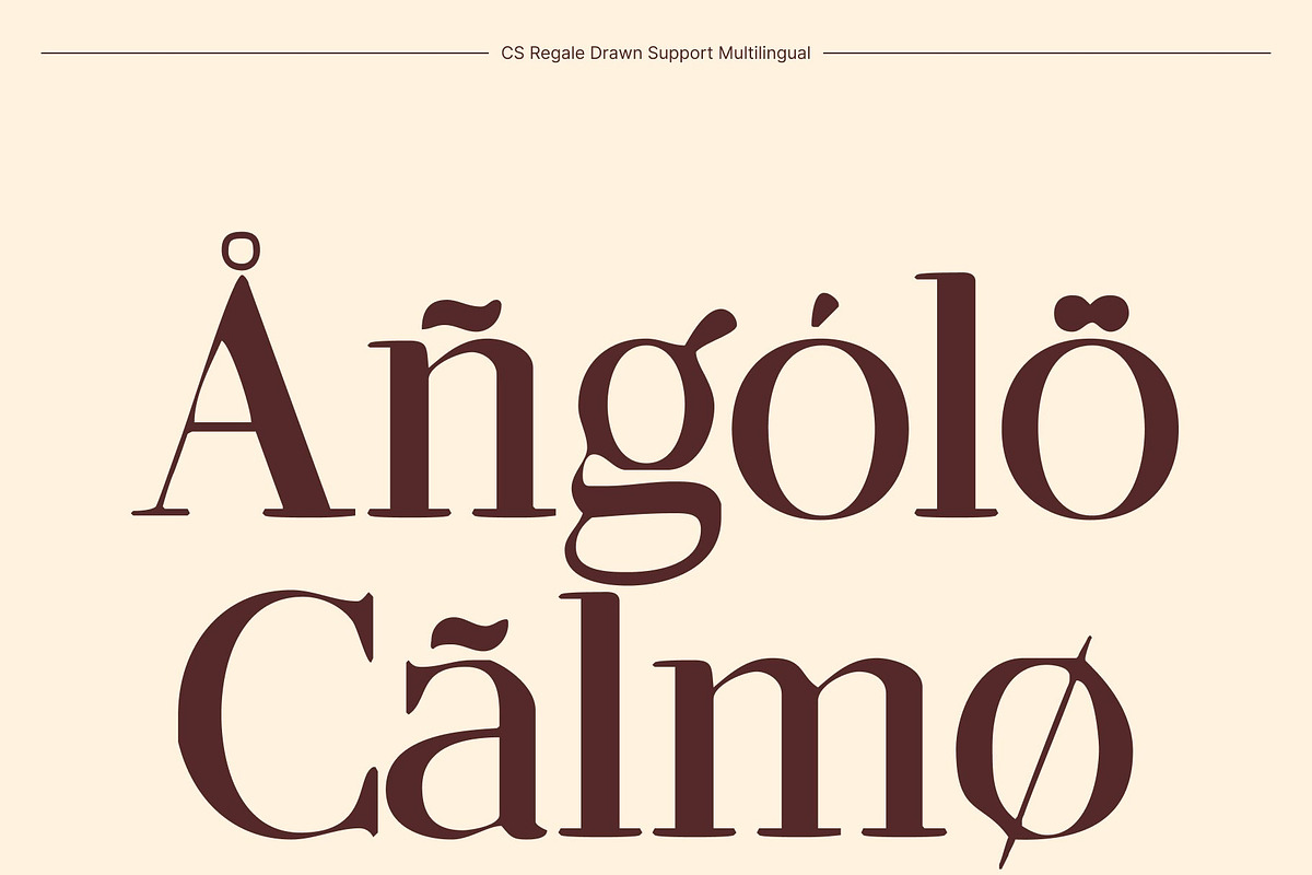 CS Regale Drawn, a Serif Font by Craft Supply Co. (Photo 5 of 8)