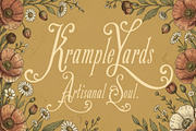 Krample Yards - Artisanal Soul, a Script Font by HypeWorksCo (Thumbnail 1 of 21)