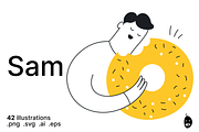 42 Minimal Business Illustrations, an Illustration by BadBrother (Thumbnail 1 of 17)
