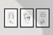 Fashion Line Art, an Illustration by ms Julia Nova (Thumbnail 2 of 8)
