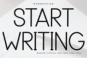 Start Writing, a Sans Serif Font by InermediaSTUDIO (Thumbnail 1 of 8)