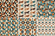 Western Watercolor Seamless Pattern, a Pattern Graphic by Digital Artistic99 (Thumbnail 2 of 8)