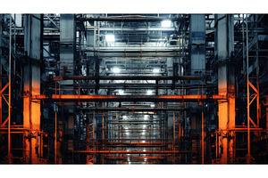 machinery line industrial background, an Industrial Photo by pikepicture