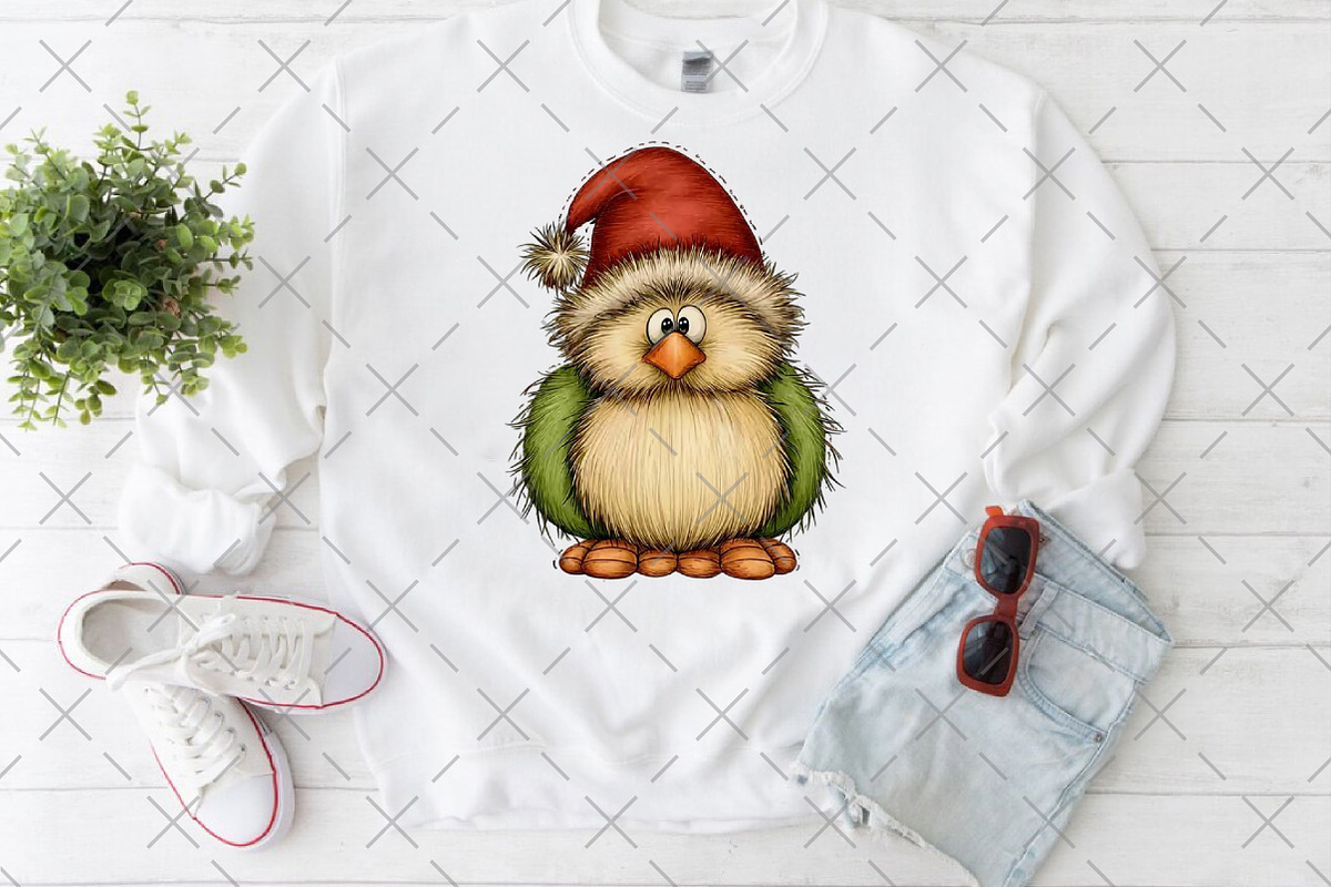 Santa Hat Bird PNG, an Illustration by Craft Nest (Photo 6 of 6)