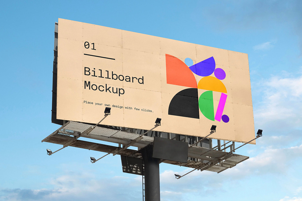 Billboard Poster Street Mockup, an Advertising Mockup by Asylab (Photo 1 of 5)