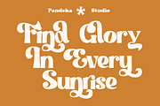 Angel Coast - Retro Modern Font, a Sans Serif Font by Pandeka Studio (Thumbnail 7 of 12)