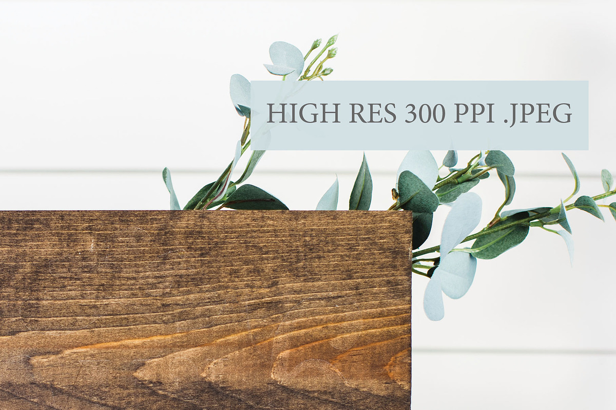 Wood Sign Mockup - Wedding Botanical, a Product Mockup by Harbor Design Co (Photo 2 of 2)