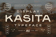 Kasita | Handmade Display Font, a Sans Serif Font by Daniel Neuman (Thumbnail 1 of 12)