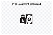 Pound Bank, Coin Money Icons Set, a Finance Illustration by Designfour (Thumbnail 2 of 7)