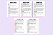 350+ Gratitude Journal Prompts Canva, a Stationery Template by Shumaya (Thumbnail 5 of 6)