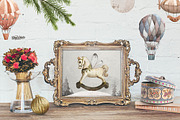 Digital watercolor vintage set, an Animal Illustration by TanyaSchuka (Thumbnail 5 of 5)