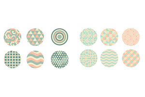 Abstract circular patterns in pastel, an Illustration by ZinetroN