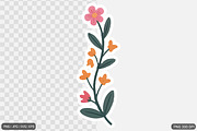 Cute Flower Sticker Design Bundle, an Illustration by Actual Pixel (Thumbnail 16 of 26)