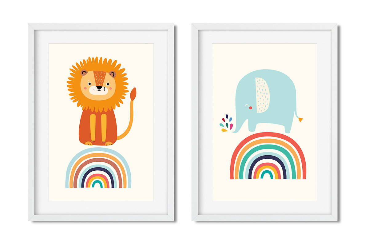 African animals baby collection, an Animal Illustration by MoleskoStudio (Photo 7 of 13)