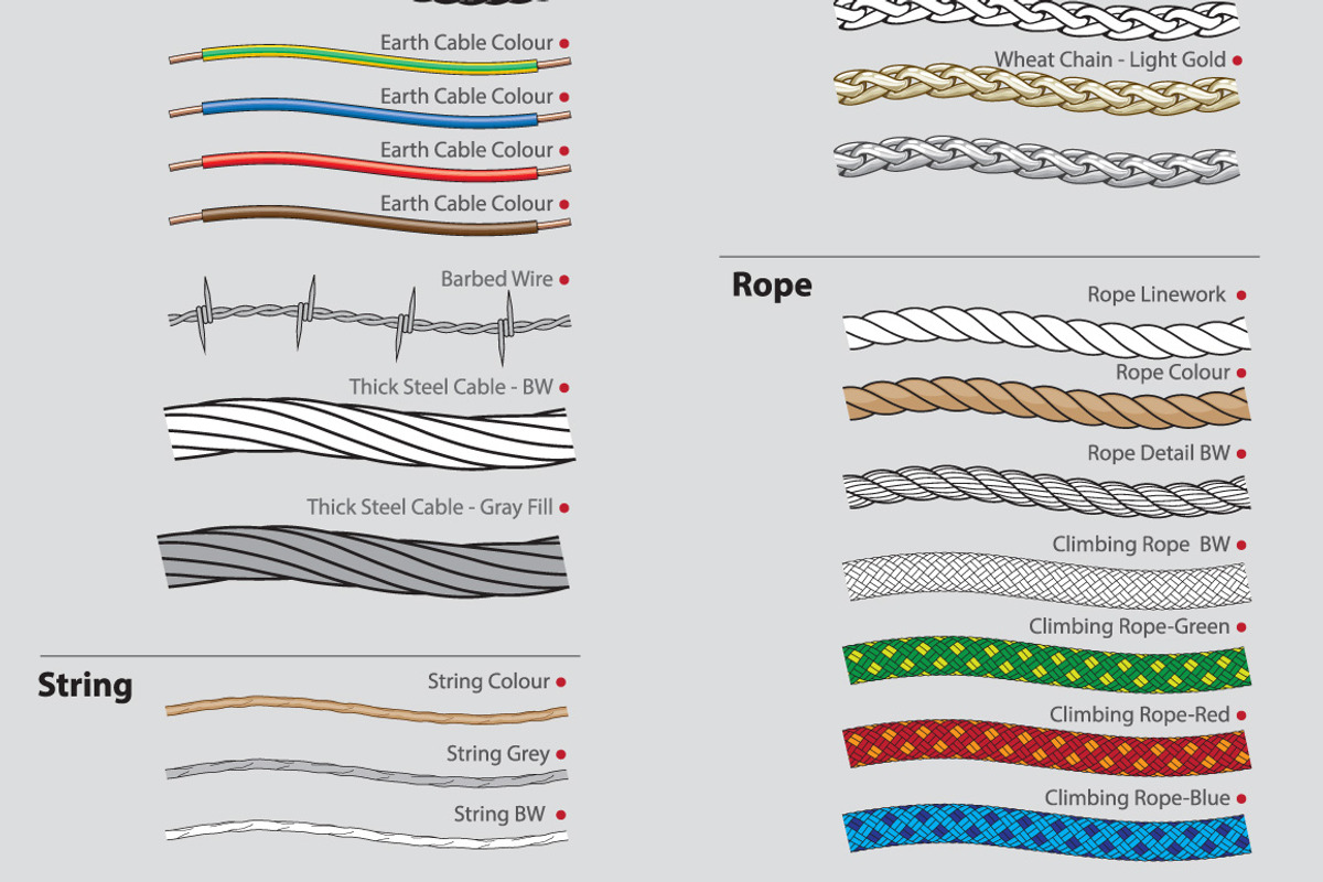 Wire Chain Cable Rope Brushes, a Brush Add-On by Industrial Artworks (Photo 4 of 4)