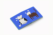 Cats and dogs vector illustrations, an Animal Illustration by Luamor (Thumbnail 12 of 15)