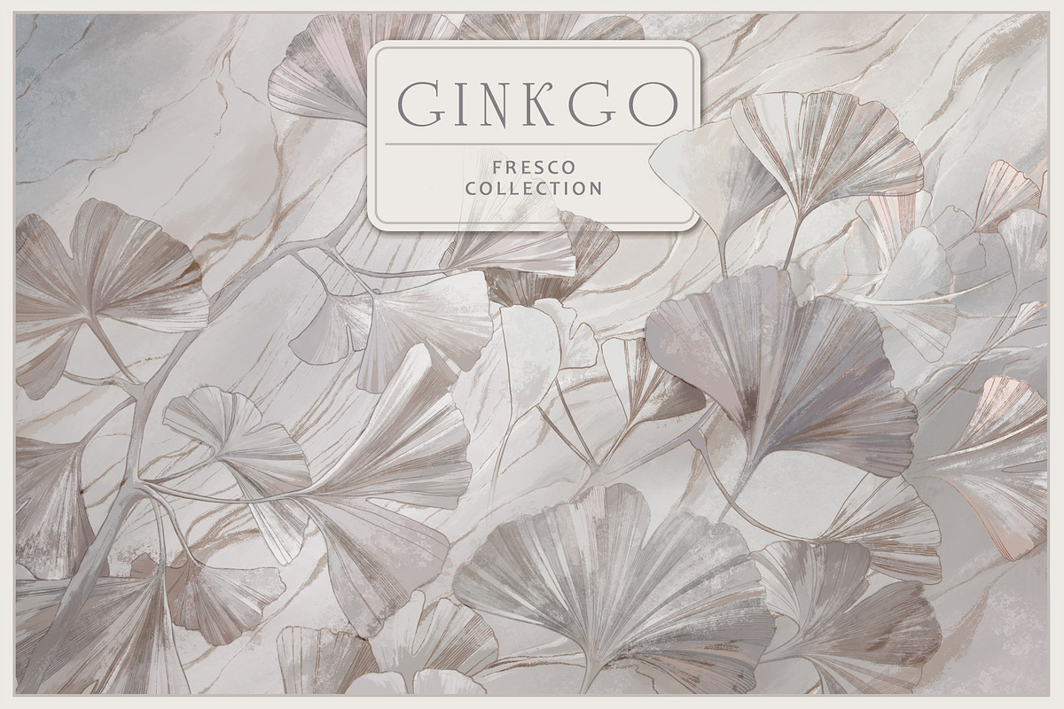 Fresco collection Ginkgo, a Wallpaper Graphic by Natalia0307 (Photo 1 of 17)