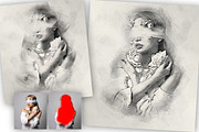 Charcoal Sketch Photoshop Action, an Action Add-On by GorynArt (Thumbnail 6 of 18)