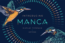 Manca Display Typeface + Extras