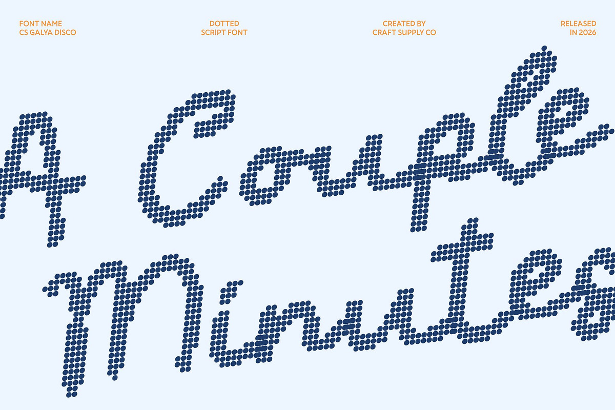 CS Galya Disco, a Script Font by Craft Supply Co. (Photo 2 of 8)