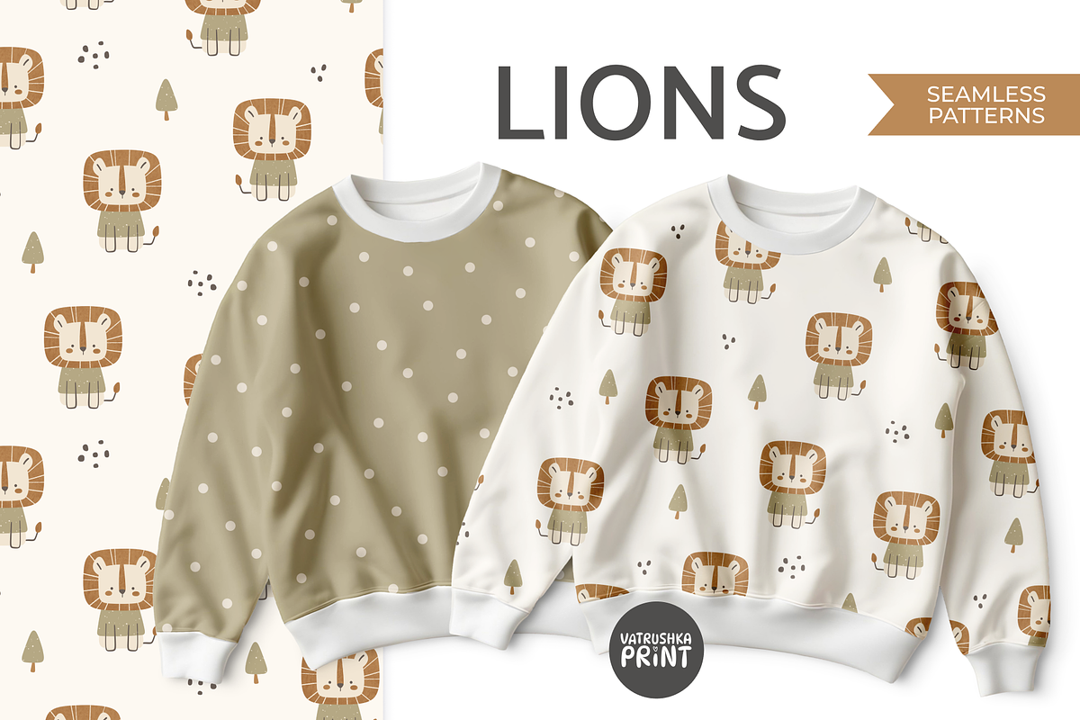 Fabric pattern for kids textile, a Pattern Graphic by vatrushkaprint_store (Photo 1 of 4)
