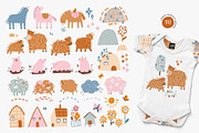 Funny farm vector collection, an Animal Illustration by avdnadi (Thumbnail 4 of 9)