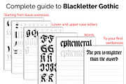 Blackletter Calligraphy Workbook Set, a Templates & Theme by ZenLettering (Thumbnail 2 of 9)