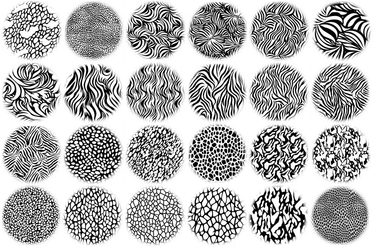 Animal print Procreate 100 brush set, a Brush Add-On by Elenbushe (Photo 3 of 7)