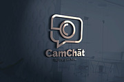 CamChat logo, a Branding & Logo Template by La Animus (Thumbnail 2 of 3)