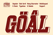 Strike Catch - Slab Sport Font, a Slab Serif Font by RagamKata (Thumbnail 12 of 12)