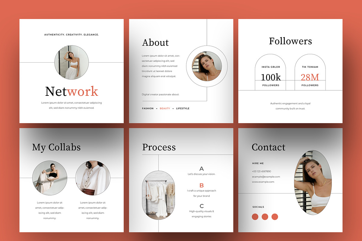 Influencer Instagram Templates